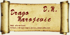 Drago Marojević vizit kartica